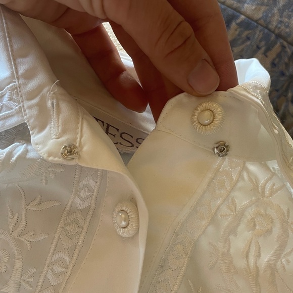 Vintage white button down blouse - Picture 10 of 10